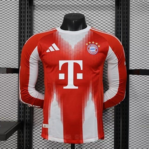 Bayern Munich Home Long Sleeve (Player Version) – 2025–26