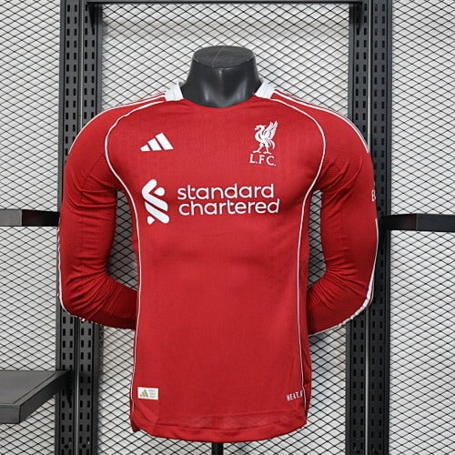 Liverpool Home Long Sleeve (Player Version) – 2025–26