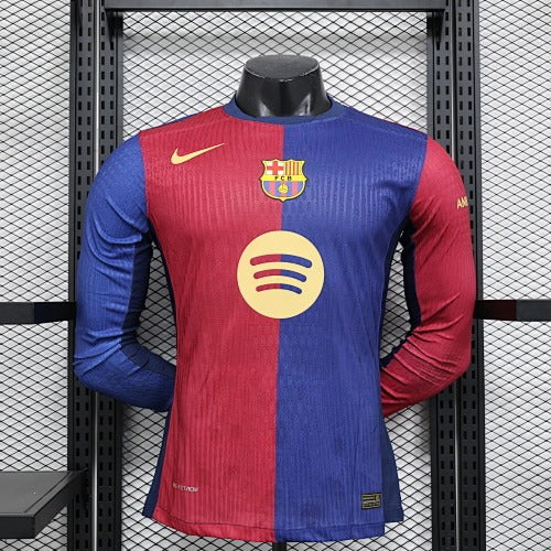 Barcelona Home Long Sleeve (Player Version) –