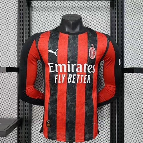 AC Milan Home Long Sleeve (Player Version) – 2025–26
