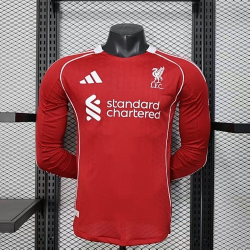 Liverpool Home Long Sleeve (Player Version) – 2025–26