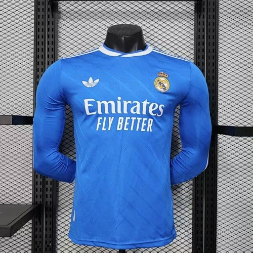 Real Madrid Away Long Sleeve (Player Version) –