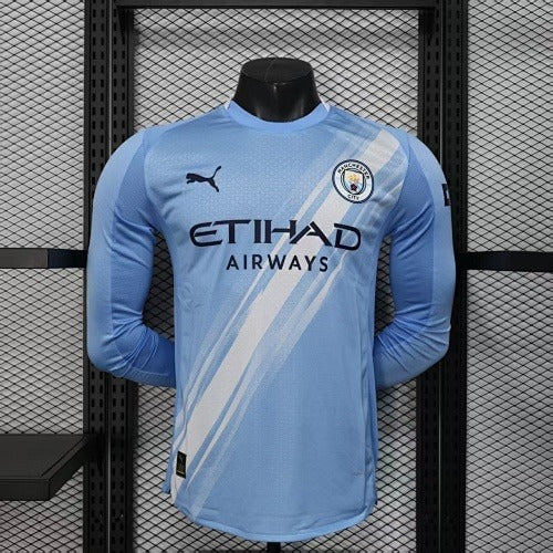 Manchester City Home Long Sleeve (Player Version) –