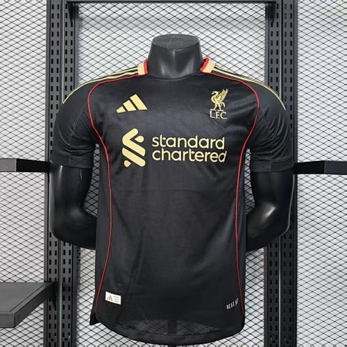 Liverpool Away Black (Player Version) – 2025–26