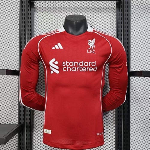 Liverpool Home Long Sleeve (Player Version) – 2025–26