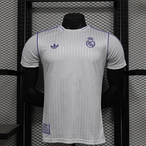 Real Madrid Retro White Purple (Player Version) –