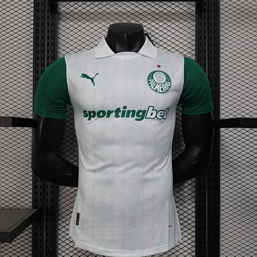 Palmeiras Away White (Player Version) – 2025–26