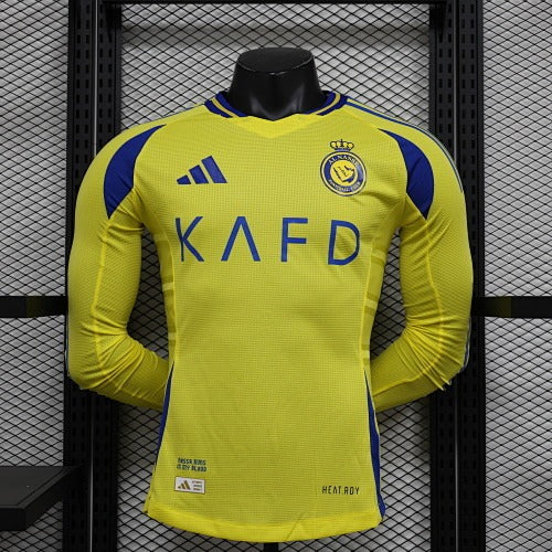 Al Nassr Home Long Sleeve (Player Version) –