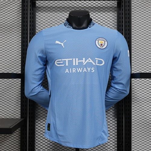 Manchester City Home Long Sleeve (Player Version) –